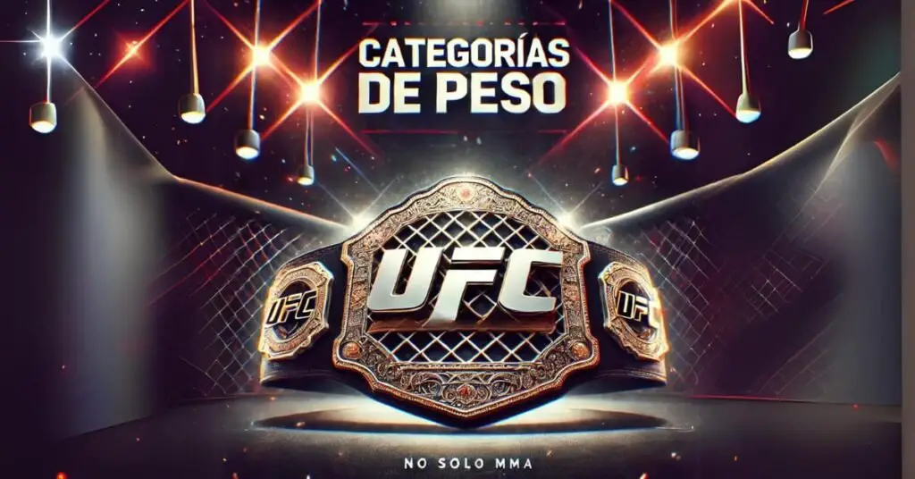 Categorías de peso y Luchadores UFC en No Solo MMA