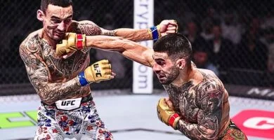 Topuria vence por KO a Max Holloway en el combate estelar de UFC 308